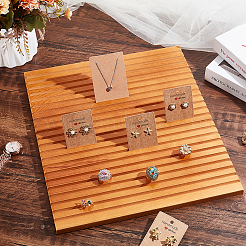 Customized 22-Slot Wooden Quilting Ruler Storage Rack&nbsp;ODIS-WH0038-124B