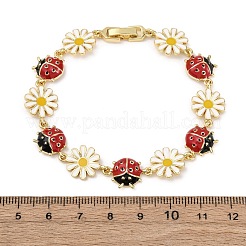 Brass Link Bangles for Women&nbsp;BJEW-H209-10G