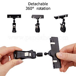 ABS Plastic Pop Sign Card Display Clip Price Tags&nbsp;AJEW-WH0643-079A-01