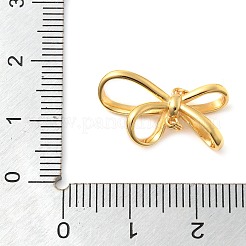 925 Sterling Silver Bowknot Connector Charms&nbsp;STER-S013-01G