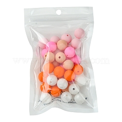 35Pcs Food Grade Eco-Friendly Silicone Focal Beads&nbsp;SIL-FS0001-22B
