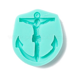 Cross & Anchor Pendant Food Grade Silicone Molds&nbsp;DIY-M040-06