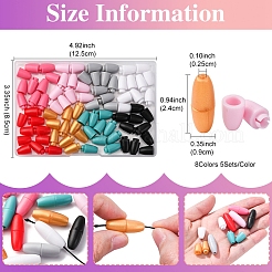 40 Sets 8 Colors Plastic Breakaway Clasps&nbsp;KY-FS0001-37