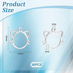 304 Stainless Steel Charms&nbsp;STAS-UN0051-58