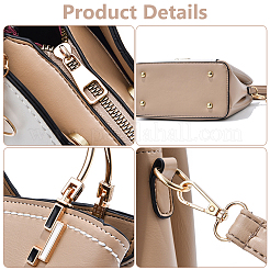 DIY PU Leather Braided Women's Crossbody Handbag Making Kits&nbsp;DIY-WH0349-210A
