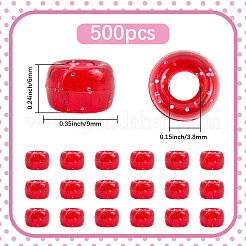 500Pcs Transparent Plastic Beads&nbsp;KY-SP0001-54E