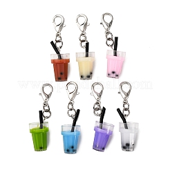 Resin Bottle Pendant Decorations&nbsp;HJEW-JM04070