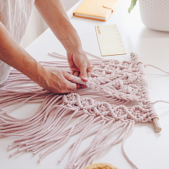 Basswood Crochet Frames&nbsp;DIY-WH0304-938B