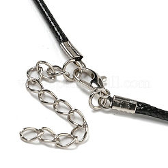 Waxed Cord Necklaces&nbsp;NJEW-P310-11P-01