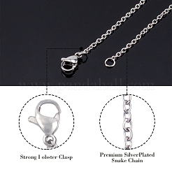 304 Stainless Steel Necklace&nbsp;MAK-BC0001-04P