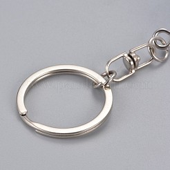 Plastic Keychain&nbsp;KEYC-WH0011-A04