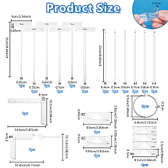 20Pcs Acrylic Bookbinding Tool Supplies&nbsp;DIY-OC0015-72