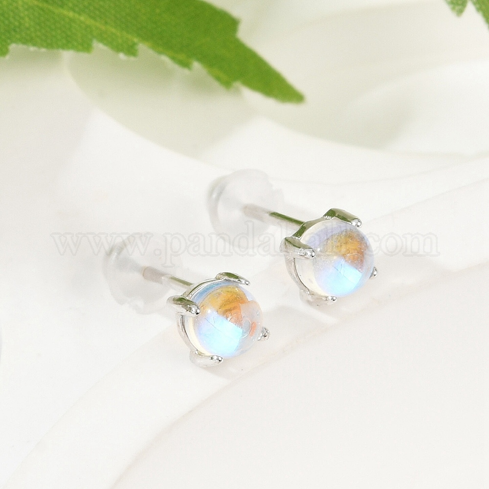 0.2TCW - 1.56TCT Round Diamonique CZ Solitaire Eearrings