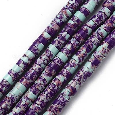 Synthetic Imperial Jasper Beads Strands&nbsp;G-Z015-01B-1