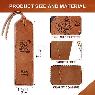 Cowhide Leather Labels&nbsp;AJEW-WH0386-0005-1