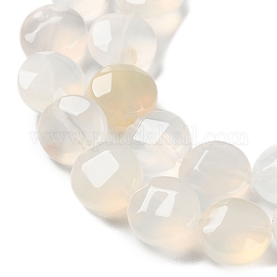 Natural White Agate Beads Strands&nbsp;G-K357-B16-01-1