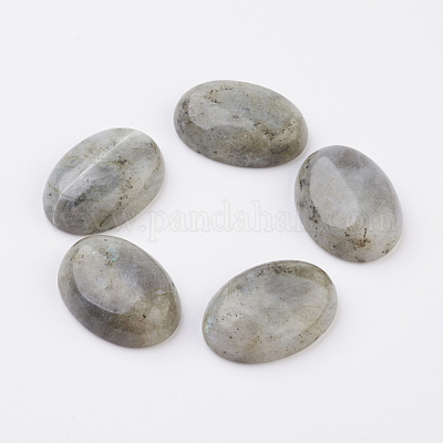 Natural Labradorite Flat Back Cabochons&nbsp;G-G741-13x18mm-18-1