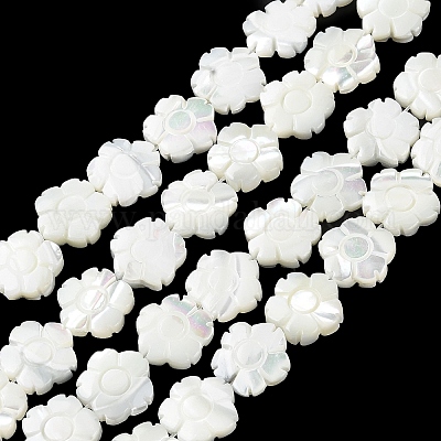 Natural Trochus Shell Beads Strands&nbsp;BSHE-E030-03-1