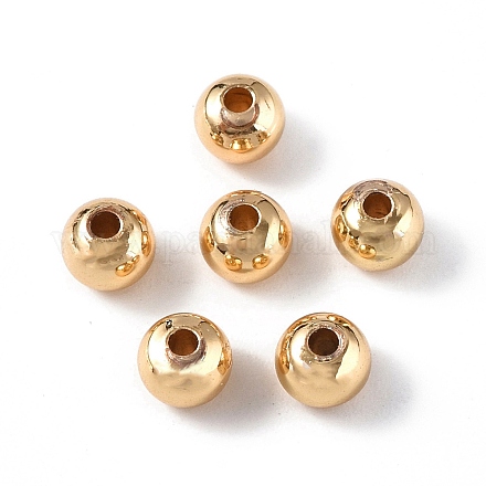 Brass Beads KK-E070-01H-18G-RS-1