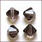 Imitation Austrian Crystal Beads, Grade AAA, K9 Glass, Faceted, Bicone, Dark Gray, 6x6mm, Hole: 0.7~0.9mm