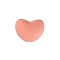 Silicone Beads, DIY Nursing Necklaces Making, Heart, Light Salmon, 17x20mm