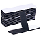 40Pcs Self-adhesive Nylon with Polyester Hook and Loop Tapes, Rectangle, Black, 100x25x3.5mm