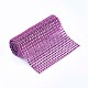 Plastic 24 Rows Rhinestone Mesh Wrap Roll&nbsp;AJEW-WH0066-02C-1