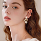 Brass Ear Stud Findings&nbsp;KK-BBC0015-27-6