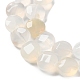 Natural White Agate Beads Strands&nbsp;G-K357-B16-01-4