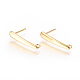 Ion Plating(IP) 304 Stainless Steel Ear Stud Components&nbsp;STAS-I120-18B-G-1
