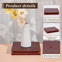 Wood Display Pedestals&nbsp;WOOD-WH0034-78B