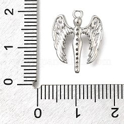 Brass Micro Pave Cubic Zirconia Pendants&nbsp;LS-KK-U061-16P