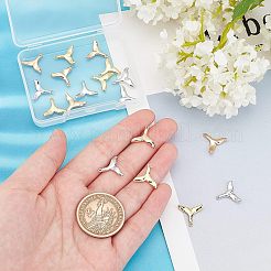 18Pcs 3 Colors Brass Charms&nbsp;KK-FH0002-40