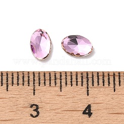 Glass Rhinestone Cabochons&nbsp;RGLA-P037-08A-D223