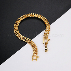 Minimalist Brass Double-layered Curb Chain Bracelets&nbsp;FP3591