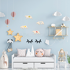 20Pcs 2 Style Unfinished Wood Pieces&nbsp;DIY-OC0010-63
