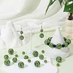 30Pcs 3 Styles Opaque Acrylic Beads&nbsp;MACR-PA0001-68