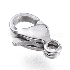 Tarnish Resistant 316 Surgical Stainless Steel Lobster Claw Clasps&nbsp;STAS-M281-01P-A