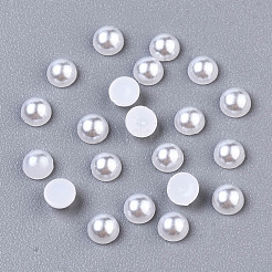 10000pcs ABS Plastic Imitation Pearl Cabochons&nbsp;SACR-S738-3mm-Z9