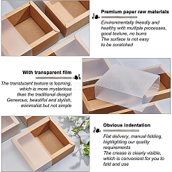 Kraft Paper Jewelry Boxes&nbsp;CON-WH0068-65E