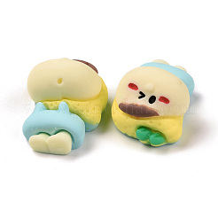 Opaque Resin Cabochons&nbsp;RESI-F029-02