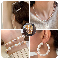 2 Strands Natural Cultured Freshwater Pearl Beads Strands&nbsp;PEAR-TA0001-31
