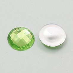 Imitation Taiwan Acrylic Rhinestone Cabochons&nbsp;GACR-D002-8mm-M