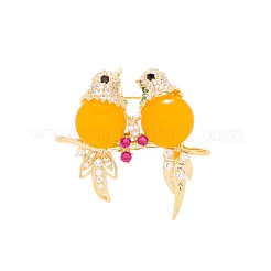 Magpie Alloy Rhinestone Brooches for Backpack Clothes&nbsp;PW-WG4E8D5-01