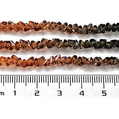 Transparent Glass Bead Strands&nbsp;GLAA-H023-03B