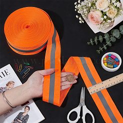 Reflective Polyester Ribbons&nbsp;SRIB-WH0011-475B-1