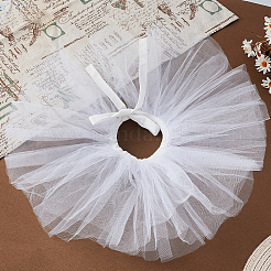Detachable Polyester Gauze False Collars&nbsp;AJEW-WH0460-149