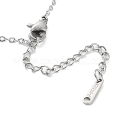 Non-Tarnish 304 Stainless Steel Pendant Necklaces for Women&nbsp;LS-NJEW-C020-01P