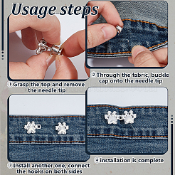 20Pcs 10 Styles Alloy Kilt Pins & Adjustable Jean Button Pins&nbsp;FIND-DR0001-79