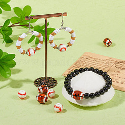 20Pcs 2 Styles Handmade Porcelain Beads&nbsp;PORC-TA0001-11